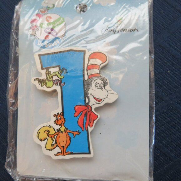 The Wubbulous World Of Dr Seuss 3in Wooden Letters Numbers Lot 5 Jim Henson - Picture 2 of 6